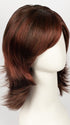 GRANAT RED SHADED 132.133.6 | Granat Red Base with Brown and Dark Auburn lowlights with Dark Roots