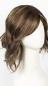 ICED-MOCHA-R | Rooted Dark Brown with Medium Brown Base Blended with Light Blonde Highlights