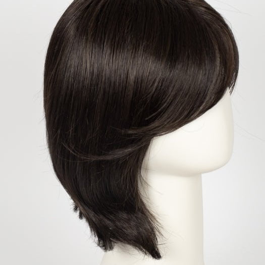 RL2/4 OFF BLACK | Black Evenly Blended with Dark Brown Highlights