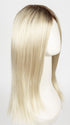 CHAMPAGNE-R | Light Beige Blonde, Medium Honey Blonde, and Platinum Blonde Blend with Dark Roots