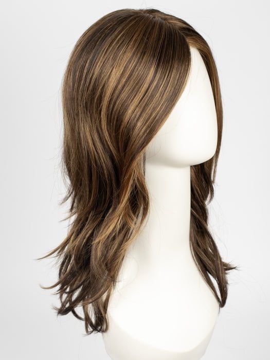 6F27 CARAMEL RIBBON | Brown with Light Red-Gold Blonde Highlights & Tips