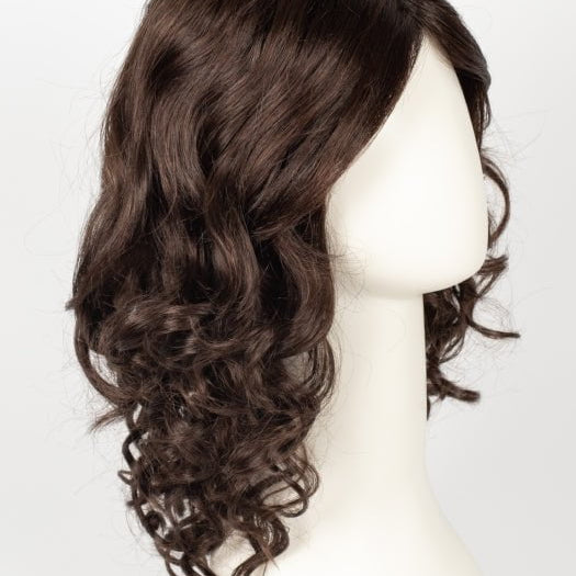 DARK CHOCOLATE ROOTED 4.33.2 | Black/Darkest Brown Base with Dark Auburn Highlights and Dark Roots
