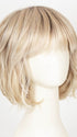 EL14/1001/R8 SUN & SAND LIGHTED | Face-framing highlights transition into a warm blonde artfully blended with platinum silver blonde, shaded with dark roots 