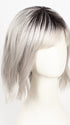 MOONSTONE | Medium Gray with Blue-toned Silver highlights and Dark Roots