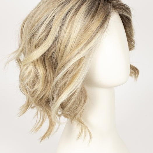 BAHAMA-BEIGE-SHADED 16.22.20 | Medium Blonde and Light Strawberry Blonde blend with Light Neutral Blonde and Shaded Roots