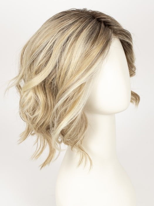 BAHAMA-BEIGE-SHADED 16.22.20 | Medium Blonde and Light Strawberry Blonde blend with Light Neutral Blonde and Shaded Roots