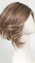 GF12-22SS CAPPUCCINO | Light Golden Brown Evenly Blended with Cool Platinum Blonde Highlights with Dark Roots