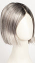 CHROMERT1B | Gray and White with 25% Medium Brown Blend and Off-Black Roots