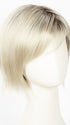 SEASHELL-BLONDE-R | Cool White Blonde and Creamy White Tones with Soft Brown Roots