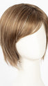 MAPLE-SUGAR-R | Light-Medium Brown Base with Warm Medium Blonde Highlights and Dark Brown Roots