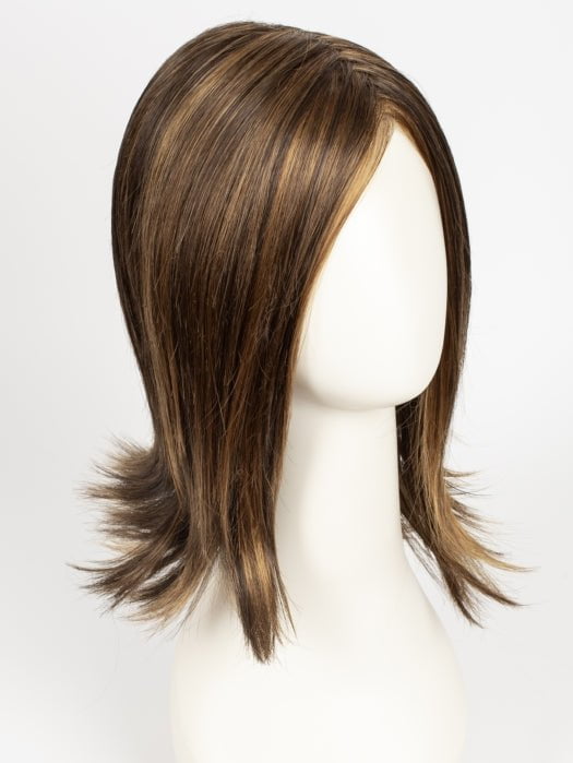 6F27 CARAMEL RIBBON | Brown with Light Red-Gold Blonde Highlights & Tips