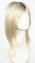 SEASHELL-BLONDE-R | Cool White Blonde and Creamy White Tones with Soft Brown Roots