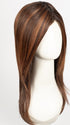 CINNAMON BROWN ROOTED 33.30.6 | Dark Auburn, Light Auburn and Dark Brown Blend with Shaded Roots