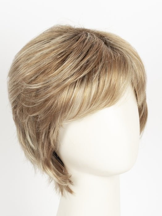 NUTMEG F | Medium Blonde and Honey Brown Base Frosted with Platinum Blonde Highlights