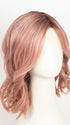 WATERMELON-R | Rich Pastel Pink Base with Subtle Soft Reddish Tone and Soft Dark Brown Roots