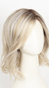 WHITE-ROSE-BLOND-R | White Blond Base with subtle Warm Brown Highlights