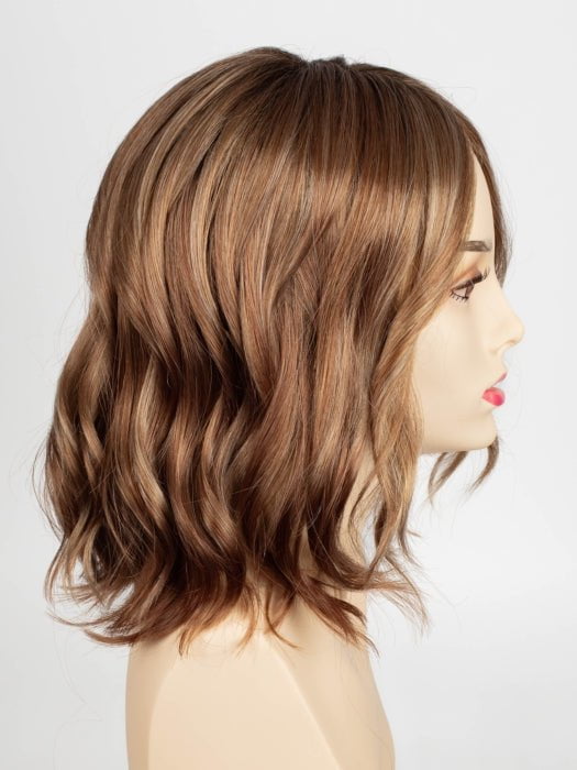 CREAMED COFFEE | Medium Brown roots and base with Cinnamon and Golden Blonde highlights