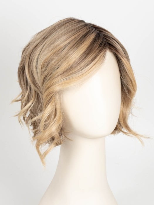 RAW SUGAR BLONDE | A Neutral Light Blonde, Honey Blonde, Pale Gold Blonde, with a base of Light Brown Low Lights featuring a Medium Root Color