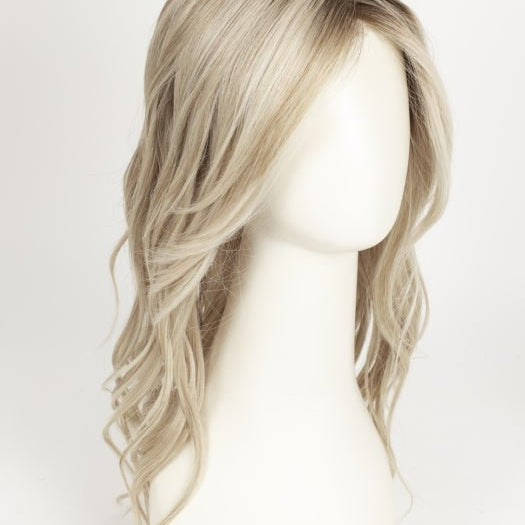 CRUSHED ALMOND BLONDE R | A soft Neutral Light Blonde with a Light and Medium Blended Root Color.