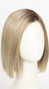 BEIGE LINEN BLONDE R | Neutral Beige Blonde mixed with Medium and Dark Blonde, Highlighted using Ash Blonde with Medium Brown Root color