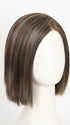 DARK BROWN HL | A Blend of Dark Brown, Strawberry Light Auburn and Soft Chunky Medium and Dark Blonde Highlights.