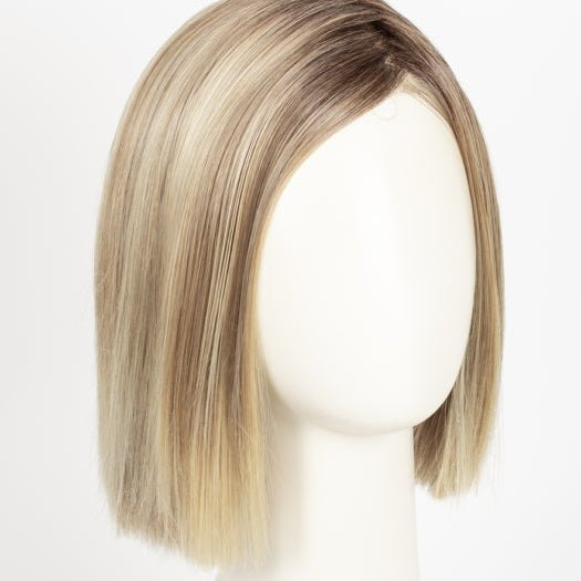 RAW SUGAR BLONDE | A Neutral Light Blonde, Honey Blonde, Pale Gold Blonde, with a base of Light Brown Low Lights featuring a Medium Root Color