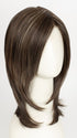 DARK BROWN HL | A Blend of Dark Brown, Strawberry Light Auburn and Soft Chunky Medium and Dark Blonde Highlights.