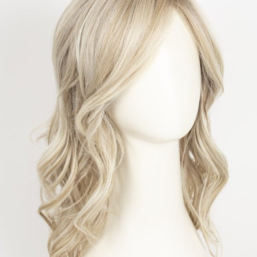 CRUSHED ALMOND BLONDE R | A soft Neutral Light Blonde with a Light and Medium Blended Root Color.