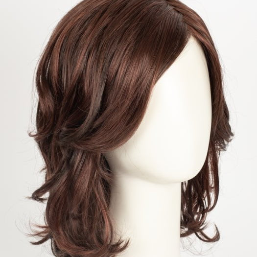 BURNT-CHILI | Dark Brown with Copper Red, Rusty Red, and Cherry Red Blended Highlights