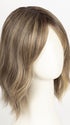 24BT18S8 SHADED MOCHA | Medium Natural Ash Blonde & Light Natural Gold Blonde Blend, Shaded with Medium Brown