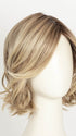 RAW SUGAR BLONDE | A Neutral Light Blonde, Honey Blonde, Pale Gold Blonde, with a base of Light Brown Low Lights featuring a Medium Root Color