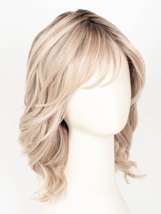CRUSHED ALMOND BLONDE R | A soft Neutral Light Blonde with a Light and Medium Blended Root Color.