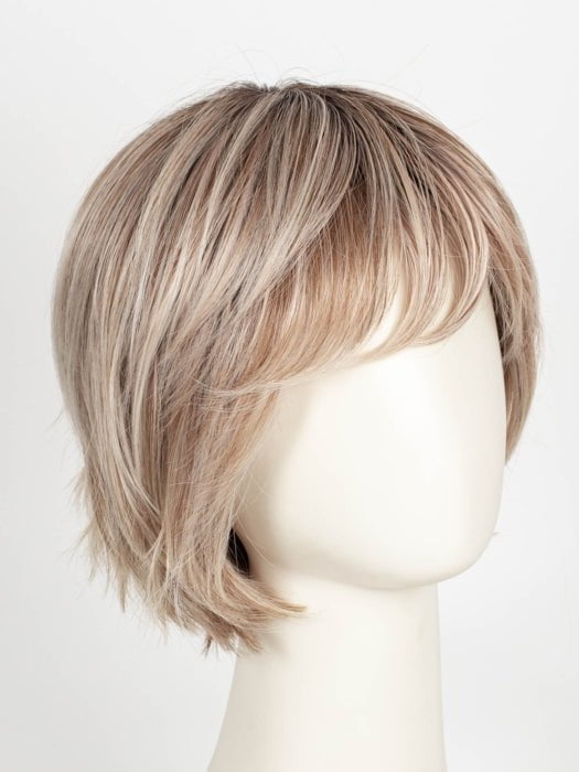 MILKSHAKE BLONDE R | A mixture of Light Sandy Brown, Highlighted with Light Ash Blonde with a Hint of Light Platinum Blonde with a Medium Root Color