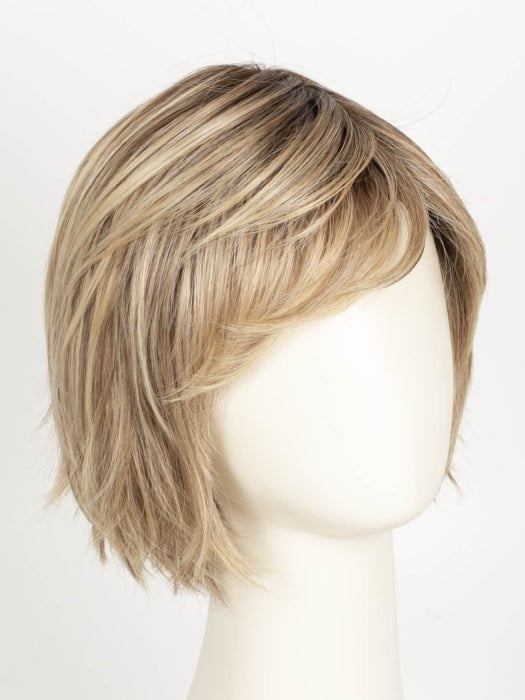 RAW SUGAR BLONDE | A Neutral Light Blonde, Honey Blonde, Pale Gold Blonde, with a base of Light Brown Low Lights featuring a Medium Root Color