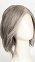 SILVER-STONE | Silver Medium Brown blend that transitions to more Silver then Medium Brown then to Silver Bangs
