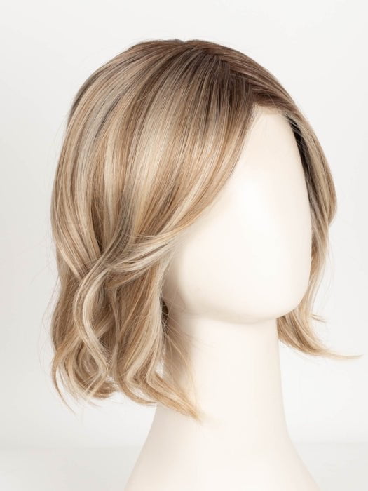 ROSE-GOLD-R | Blonde base with Reddish highlights and roots