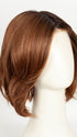 SHADED-AMBER | Coppery Blonde and Red Blend with Dark Amber Brown Roots