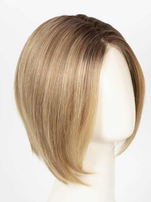 CARAMEL TOFFEE BLONDE-R  | Toffee is a warm, dimensional shade blending medium brown with golden blonde and caramel highlights. Softly rooted for a natural, sun-kissed finish.