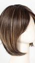 TRUFFLE CREAM-R | A chocolate truffle-inspired medium brown base with creamy light blonde highlights and dark roots, creating a balanced, multidimensional brunette.