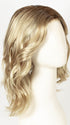 CHAMPAGNE SHADOW | Soft Dark Blonde with Platinum Highlights and Chestnut Roots