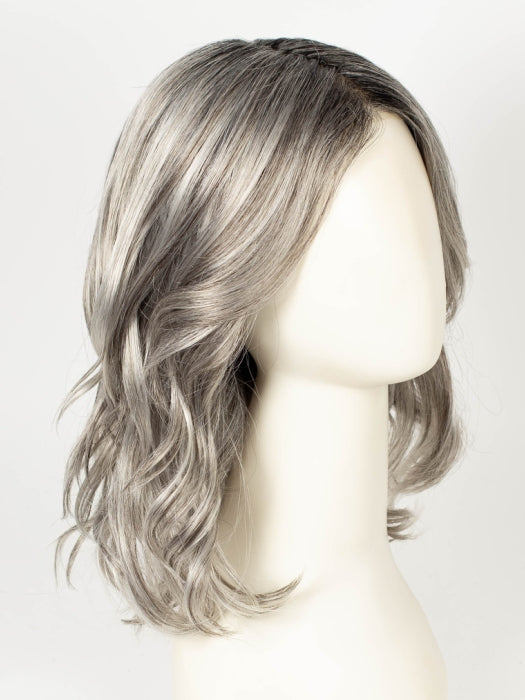 STERLING SHADOW | Medium Salt-and-Pepper Grey with Darker Brown Roots