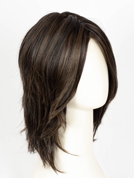 TRIPLE CHOCOLATE R | A subtle Cappucino root Color and a blend of Medium Ash Brown mixed with a slight warmth of Rich Chocolate