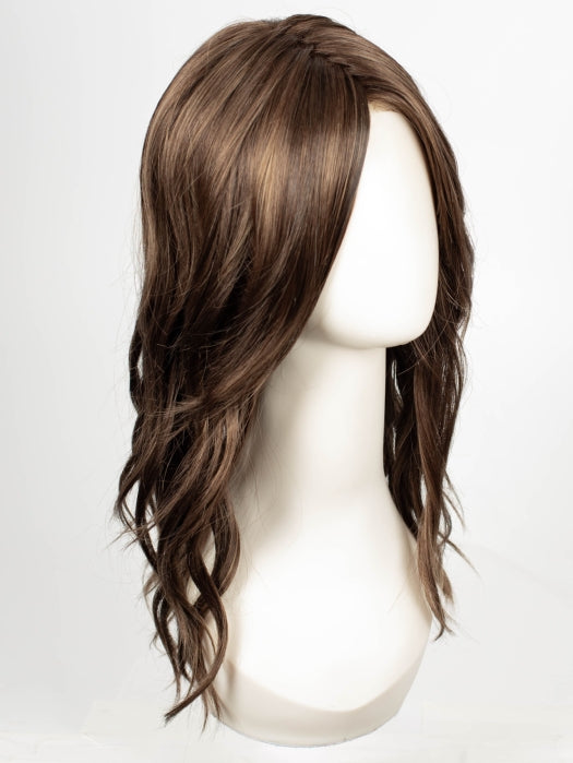 8RH14 MOUSSE CAKE | Medium Brown with 33% Medium Natural Blonde Highlights