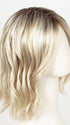 SILKY BEIGE | Light Platinum Blonde with Dark Brown Roots