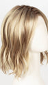 SPARKLING CHAMPAGNE | Medium Brown roots with overall Strawberry Blonde base and soft Golden Blonde highlights