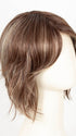 SNOWY-UMBER-R | Medium Ginger Brown base with White Blond highlights