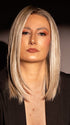Tanya, model, wearing DRIVE by ELLEN WILLE in color PEARL BLONDE ROOTED 101.24.20 | Pearl Platinum, Dark Ash Blonde, and Medium Honey Blonde Mix  FB MAIN IMAGE