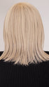 Roxie wearing RIVER by RENE OF PARIS in CREAMY-BLOND | Platinum and Light Gold Blonde evenly blended