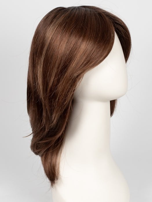 30A27S4 SHADED PEACH | Medium Natural Red & Medium Red-Gold Blonde Blend, Shaded with Dark Brown