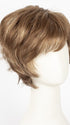 MAPLE SUGAR R | Rooted Medium Brown with Light Honey Brown Base and Strawberry Blonde Highlights
